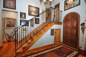 Impressive entry to 510 W 9th St, Houston Heights