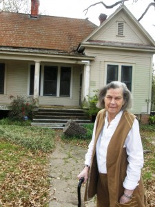 My 92 Year Old Mom at Her Mom's Old House in Lufkin