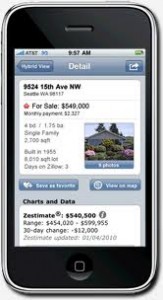 Houston house search mobile app from Zillow