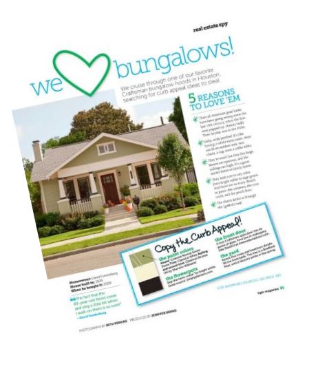 Heights Bungalows Featured in New HGTV Magazine