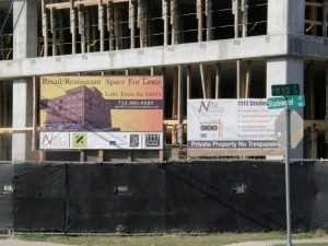 1111 Studewood Place - Sign with Rendering